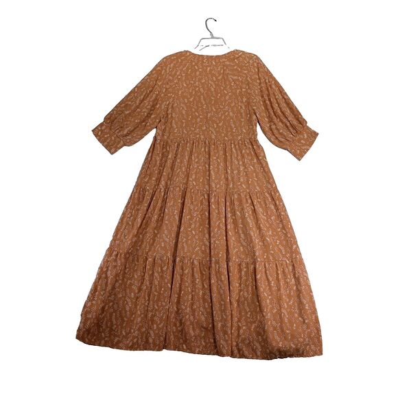 Polagram Tan Button-Down Maxi Dress - Picture 2 of 10